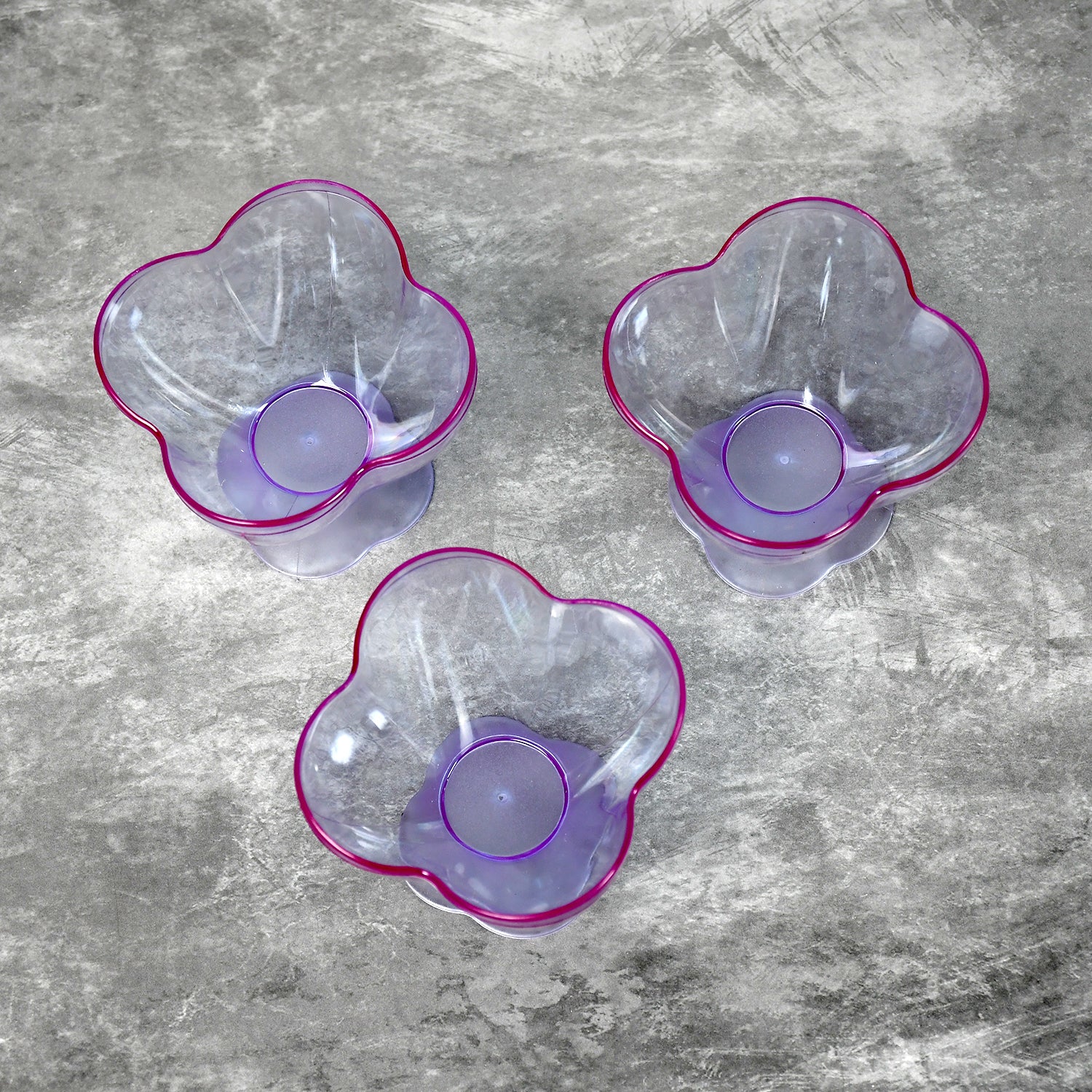 5343 New Modern Style Dessert  Ice Cream Bowl Plastic 6pcs For Home  Office  Party Use 5343 New Modern Style Dessert  Ice Cream Bowl Plastic 6pcs For Home  Office  Party Use